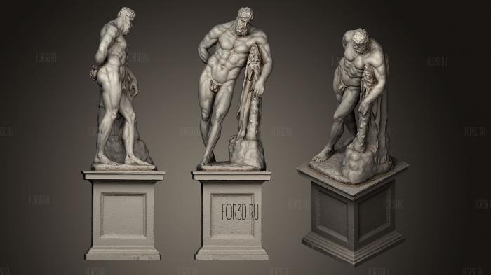 Herkules Farnese stl model for CNC